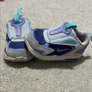 Nike Air max Toddler Shoes - Purple, Light Gray, and Aqua